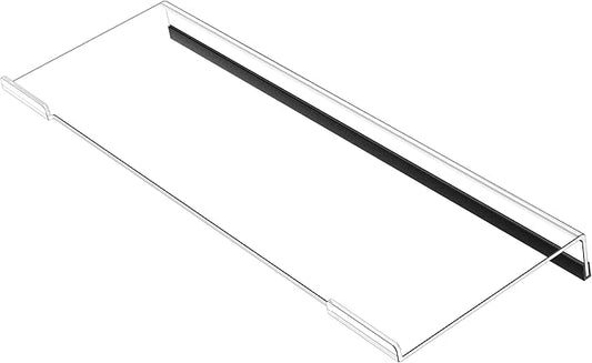 Computer Keyboard Stand PC Keyboard Stand, Acrylic Tilted Keyboard Stand for Ergonomic Typing Clear Keyboard Tray for Easy Typing and Working, Keyboard Holder with Silicone Non-Slip Case