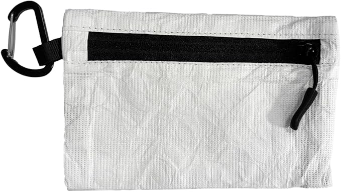 DIY Customizable Mini Travel Pouch, Ultralight Water-Resistant Money Pouch with YKK Zipper, Tear-Resistant Paper-Like Material, Travel Organizer for Credit Cards, ID, Cash, Small Items