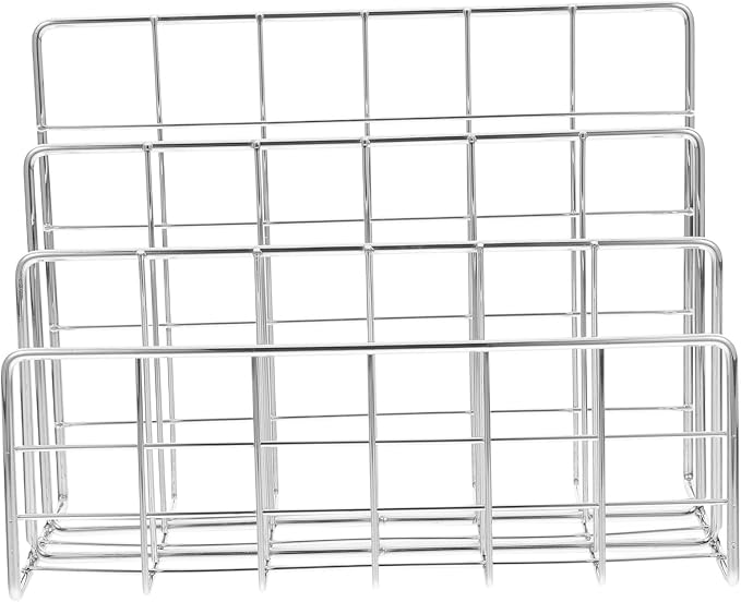 OSALADI Desktop Mail Sorter Organizer Multi Compartment File Holder for Home Office Chic Design for Papers Receipts Mail Keeps Workspace Tidy and Organized