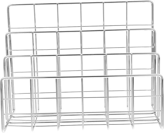 OSALADI Desktop Mail Sorter Organizer Multi Compartment File Holder for Home Office Chic Design for Papers Receipts Mail Keeps Workspace Tidy and Organized