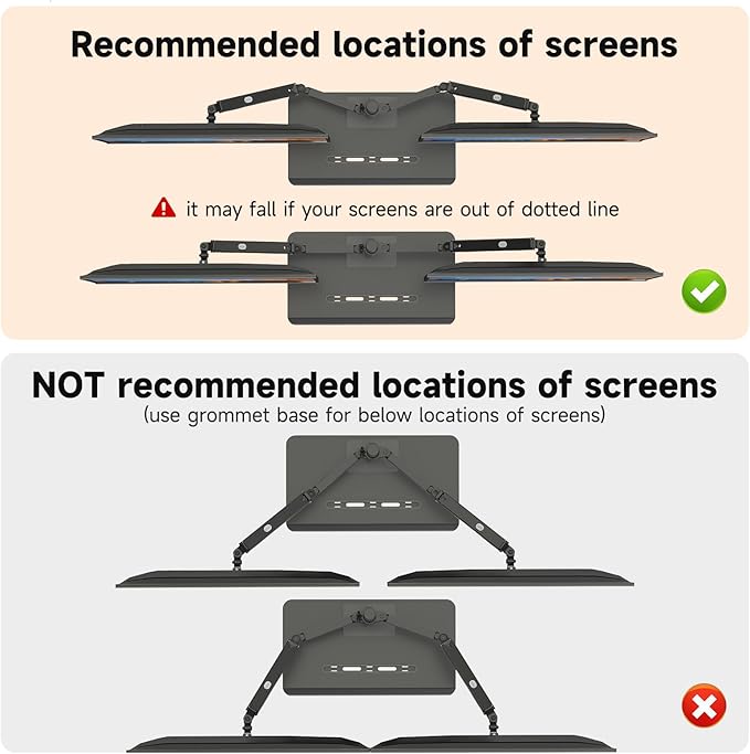 Pholiten Dual Monitor Stand with Wooden Base, Gas Spring Height Adjustable Arms, Each Holds 32 Inch Screen up to 22lbs, VESA Mount 75x75/100x100mm, Tilt/Swivel/Rotate - Ergonomic Desk Mount