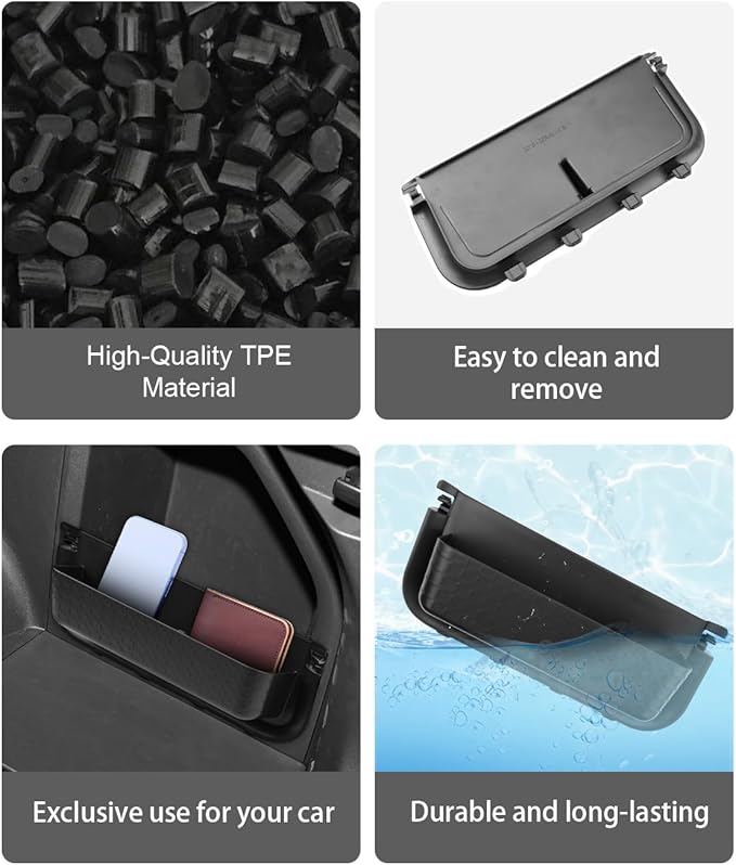CDEFG for 2026 Toyota RAV4 Rear Cargo Trunk Storage Box for 2026 Toyota RAV4 Accessories Trunk Right Side Storage Divider Cargo Organizer Box