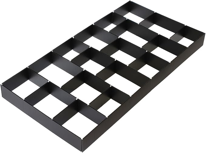 Customizable Grid Drawer Dividers, Cut to Fit Organizer | Custom drawer dividers that fit any drawer. DIY cut to fit design, adjustable organizer for kitchen, bathroom, desk, and more