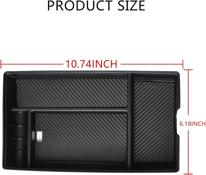 Center Console Organizer Compatible with Lexus RX 2023 2024 2025 2026, Organizer Tray for 2025 RX Hybrid RX 350h 500h F Sport Premium+ Luxury F Sport Handling