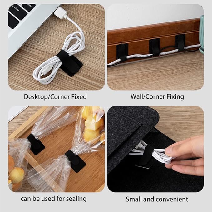 20Pcs Small 3M self Adhesive Wire Organizer Cord Hooks,Cable Wall Clips for Hanging,Wire Holder Clips for Cords,Cable Staples,Extension Cord Clips,Desk Management,Climbing Plant,Light,car Wire Clamps