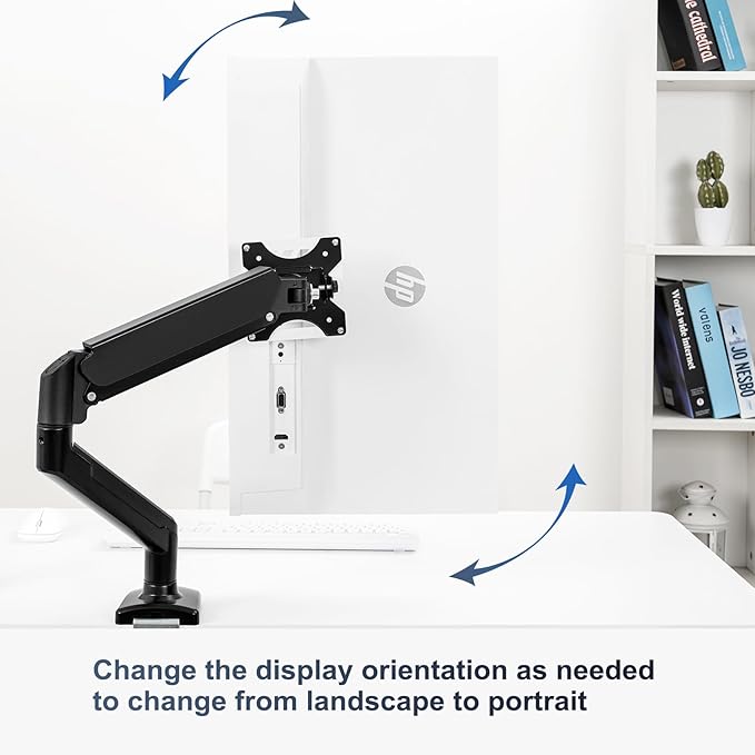 Wall Mount VESA Adapter Bracket Compatible with HP M Series Monitors M22f M24f M24fd M24fw M24fwa M27f M27fd M27fq M27fw M27fwa M32f 524sa 524sw 524sf 527sa 527sw 527sf and 532sf