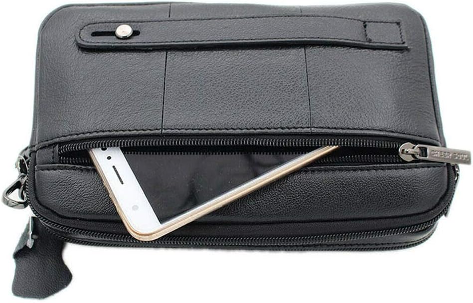 Hebetag Leather Clutch Purse Wallet for Men Organizer Holder Wrist Bag | Organizer, Holder