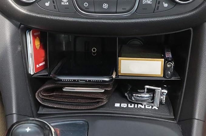 Car Central Center Console Organizer Insert Tray Storage Box Holder Compatible for Chevrolet Equinox 2018 2019 2020 2021 2022