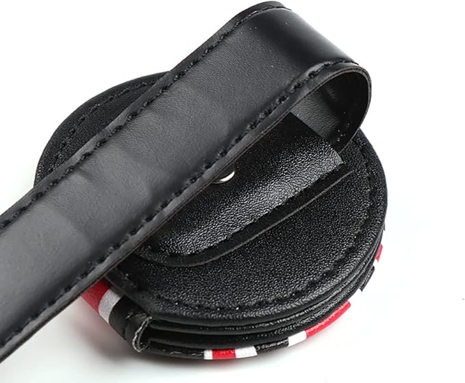 for Mini Cooper Universal Visor Car Glasses Sunglasses Holder Storage Fastener Portable Clip Vehicle Auto R55 R56 R60 F56 F55 F60 (Balck Union Jack)