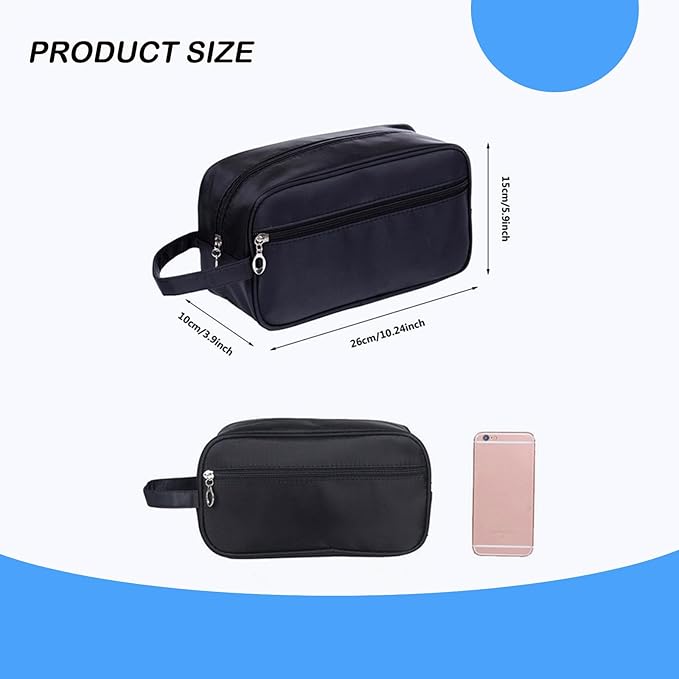 Tumecos Toiletry Dopp Kit Travel Electronics Organizer Shaving Accessories Bag