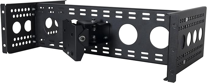 RackSolutions Universal Rack Mount Monitor VESA Swivel Steel Bracket