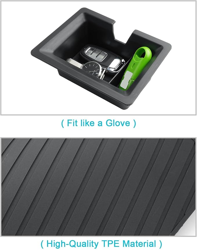 CDEFG 2Pcs for 2025 2026 Kia K5 Center Console Organizer, 2025 2026 K5 Accessories, K5 Middle Console Organizers Armrest Storage Box