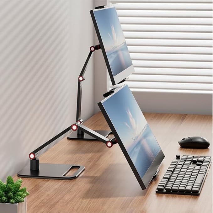 Portable Monitor Holder for 6-17.3 Inch Screen Desktop Expandable Monitor Stand 12.9 inch Tablet Stand