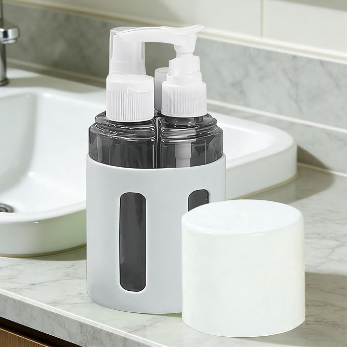 Travel Bottles for Toiletries | Leakproof Portable Refillable Storage - Travel Containers for Toiletries - for Outdoor Camping Trip Vacation Hotel Women Shampoo Conditioner Lotion