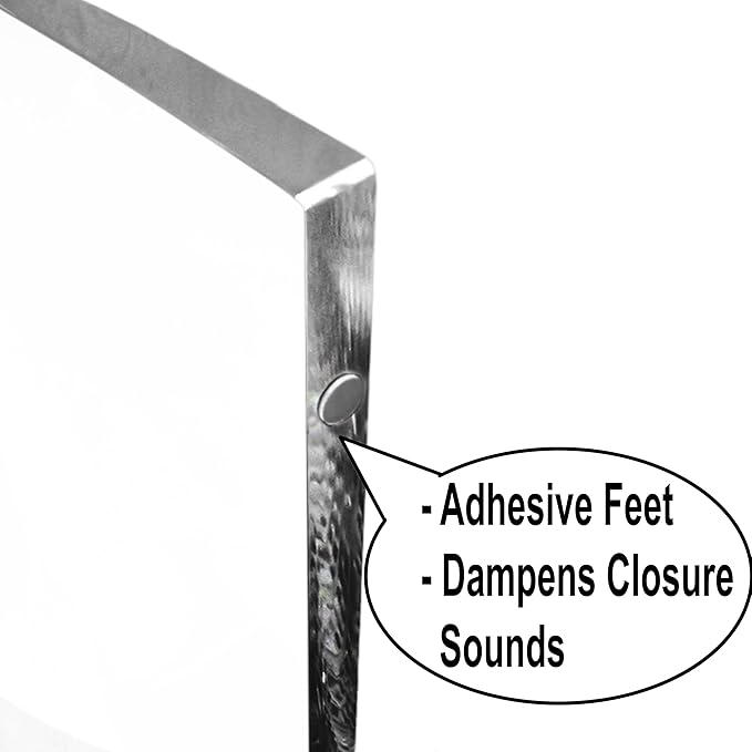 AMT 16 Inch Acrylic Laptop Monitor Stand, Computer Riser with Cat Keyboard Protector, Space-Saving Design, Extra Storage, Clear Shelf - Ideal for Monitors, Laptops, Printers, Desktop Decor