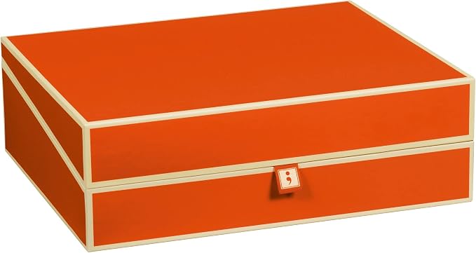 Semikolon - Document Storage Box for A4 Sized Documents, Orange