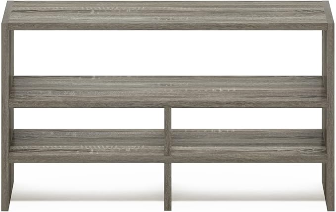 Furinno Hermite Desk Top Organizing Shelf Bookcase, French Oak