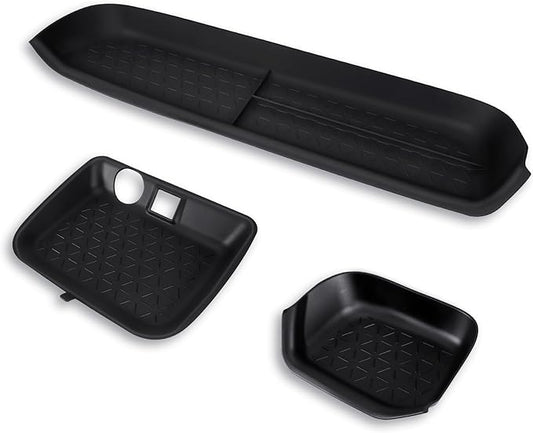 CARFIB Center Console Storage Organizer Tray Fit for Toyota RAV4 2025 2024 2023 2022 2021 2020 2019 Glove Box Organizer Tray Interior Insert Accessories 3PCS
