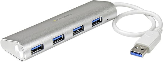 StarTech.com 4-Port USB Hub, USB A to 4x USB-A Ports, USB 3.2 5Gbps, Bus-Powered, Portable Laptop Hub Expansion