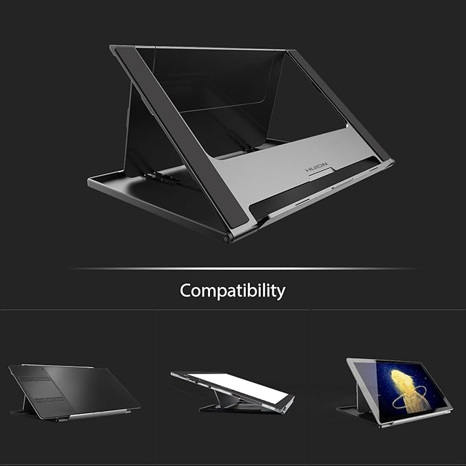 HUION ST200 Adjustable Drawing Tablet Stand Laptop Stand for 10-16inch Laptop, Tablet, Drawing Monitor