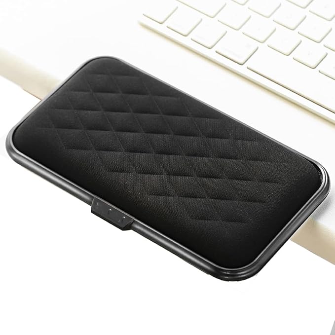 Ergonomic Armrest Mouse Tray Under Desk Arm Support Mouse Pad Attachment Mousepad Arm Rest Mouse Platform Clamp On Office Desktop Gaming Elbow Wrist Rest Desk Mounted Elbow Support