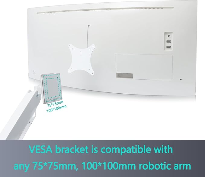 C34F791 Mount Adapter is Only Compatible with Samsung CJ79 Series, CF79 Series Curved Widescreen Monitor (Fits 34" CJ791?�C34J791?�LC34J791??4" CF791?�C34F791?�LC34F791 Monitor) (White)