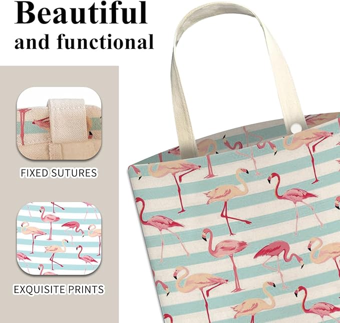 Car Trash Can, Cute Car Trash Bag, Hanging Car Organizer and Storage Bag, Trash Bin for Car Accessories, Vehicle, Travelling, Camping Cute Pink Flamingos