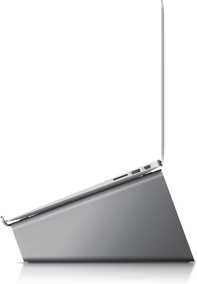 elago L4 Stand - [Desk Organization][Prevents Bad Posture][Natural Heat Sink] - for Laptop Computers (Dark Grey)