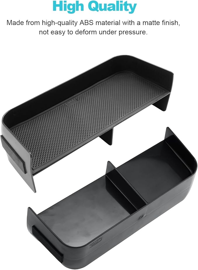 CDEFG 2023 2024 2025 2026 Pilot Center Console Organizer Tray for 2023-2026 Honda Pilot/2024-2026 Passport Accessories Middle Console Storage Box(Divider)