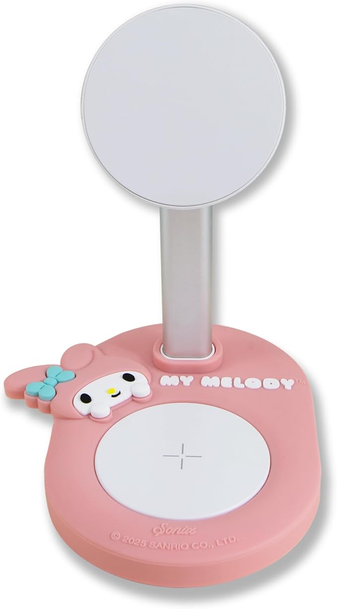 Sonix x Sanrio MagSafe Compatible 2-in-1 Charger Stand, Magnetic Wireless Charging Station for iPhone 17/16/15/14/13/12, AirPods Pro w/USB-C Cable | My Melody
