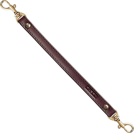 Alban Leather 2-Clip Strap for Wallet, Clutch, Wristlet Purse, Keys, Keychain for Women and Men