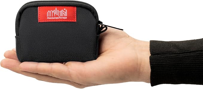 Manhattan Portage Coin Purse With Zipper Closure Pouch Eclectic Colors Credit Card ID Card Jewelry Keys Water Resistant Gift 1000D CORDURA® Everyday Carry