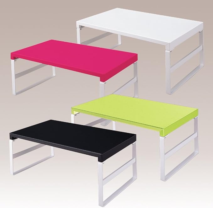 LIHIT LAB Desktop Stand, 9.8 x 15.4 x 6.3 inches, White (A7331-0)