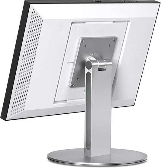 UPERGO Stand for Echo Show 21 and 15, 180° Tiltable Heavy Duty All Aluminum Base, Compatible with Smart Displays & VESA Mount Speakers, Easy Assembly