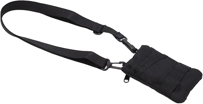 HERCHR Fashion Waist Pack, Portable Travel Zipper Waist Bag Waterproof Outdoor EDC Molle Pouch Wallet for Camping Hiking Running Cycling