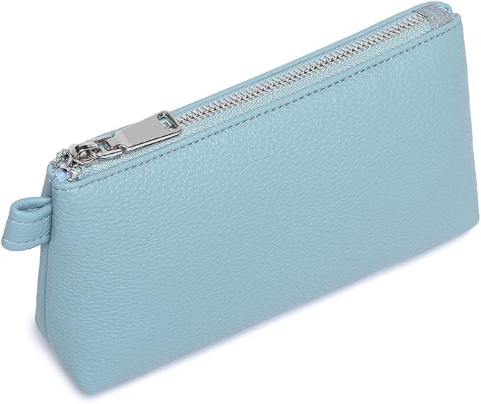 PU Leather Makeup Simple and Convenient Handbag Small Exquisite Storage Bag (PU/Phthalocyanine Blue)