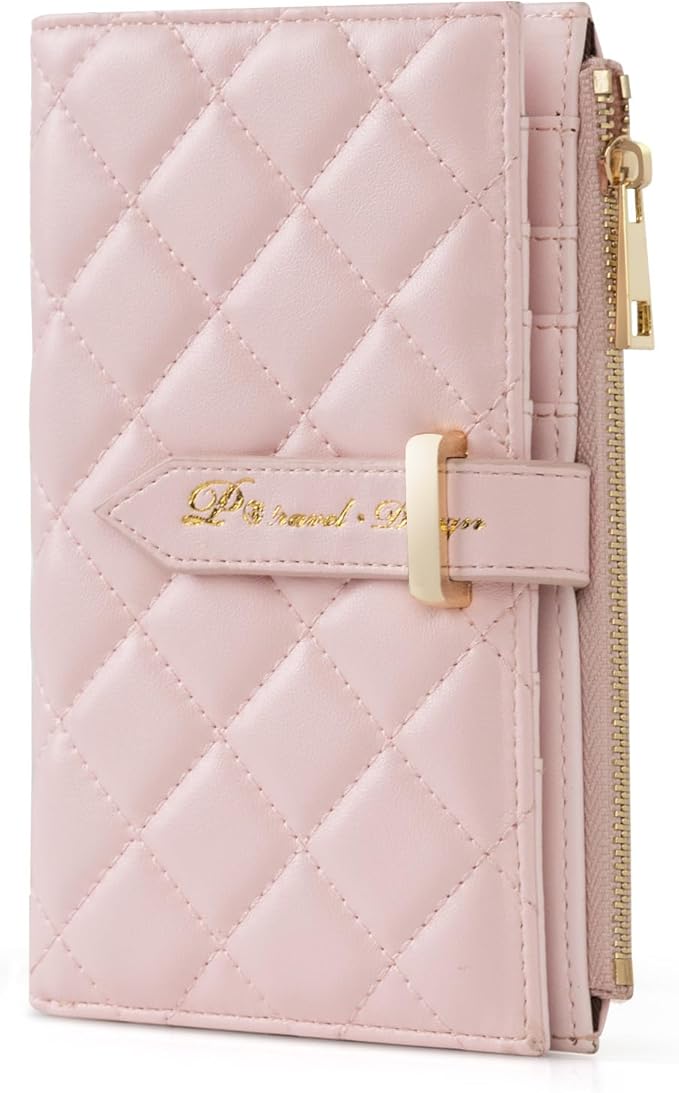 Passport Holder for Travel,Leather Passport Wallet,Travel Document Organizer with AirTag Slot,RFID Blocking With Credit Cards Case,Zippered Coins Pocket and Cash Slot for Women Men