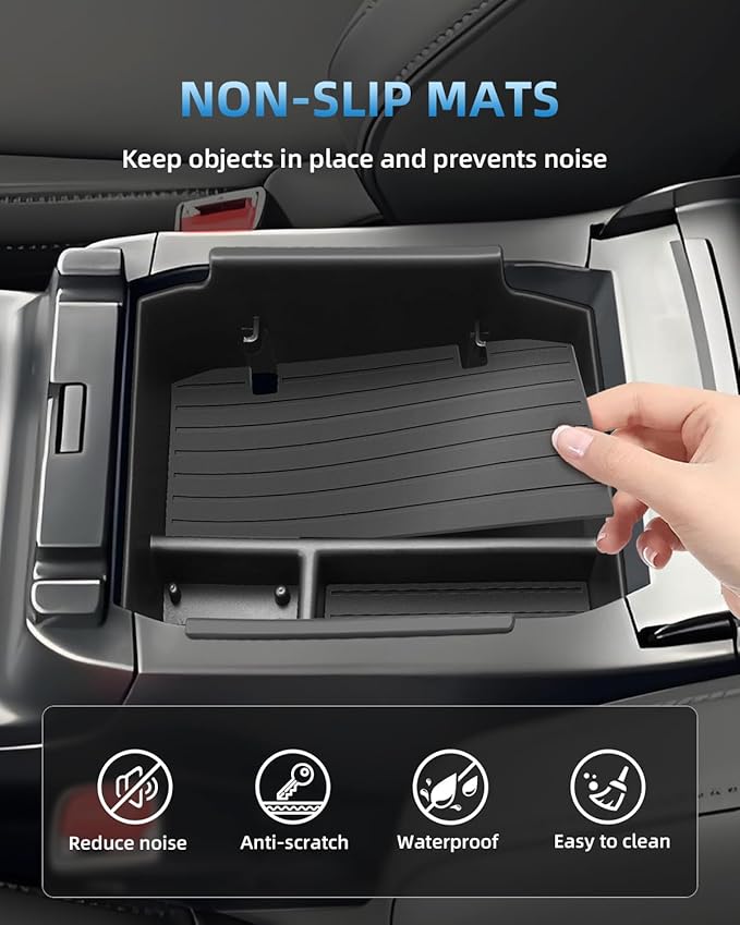 Center Console Organizer for 2026 Subaru Outback(Premium, Limited, Touring, Wilderness, Limited XT, Touring XT), Armrest Storage Box Insert Divider Tray, 2026 Outback Interior Accessories