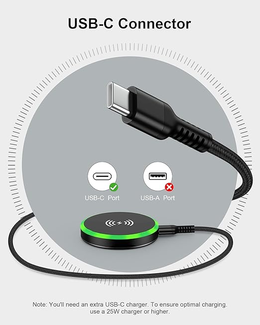 Samsung MagSafe Wireless Charger 15W Fast Charging Pad for Samsung Galaxy S25 Ultra S24 Magnetic Charger Finger Holder Stand for iPhone 17 17Pro 17 Air 16e 16 Pro Max 15 Android Apple Pixel 10 Pro