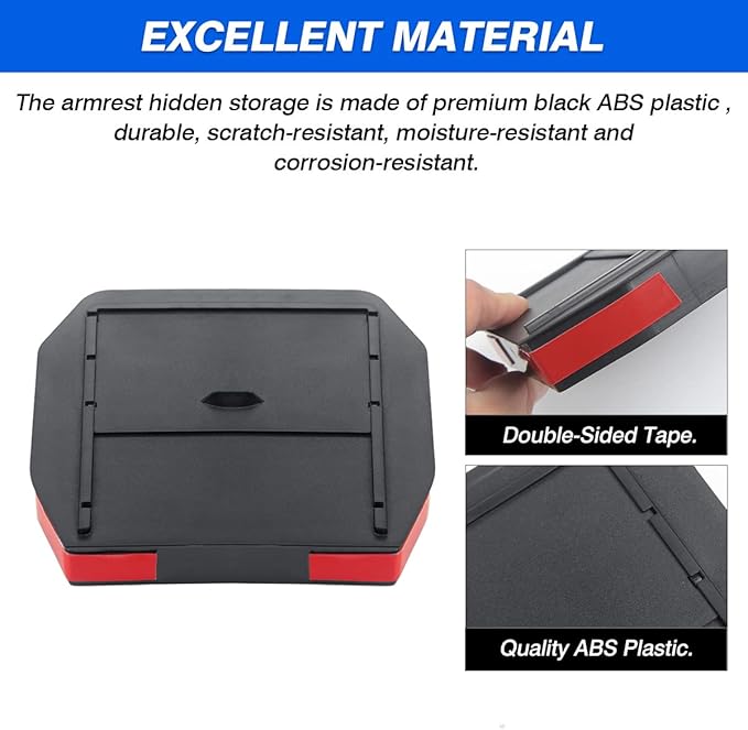 Karltys Center Console Hidden Organizer for Land Rover Defender Accessories Defender 90 110 130 2020-2025 2026 Armrest Hidden Storage Box Compartment