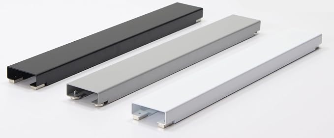 We're it Magnetic Cable Tray | Under Desk Wire Management | 17.7" Metal Organizer | White