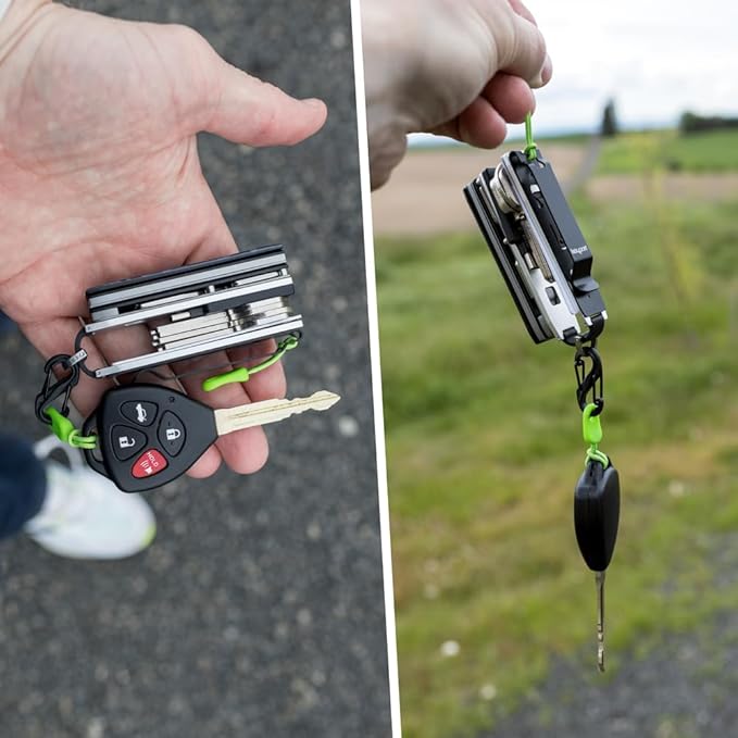 Keyport KO (Key Organizer) Pocket Clip - Detachable Deep Carry Pocket Clip Exclusively for Modular Keyport Pivot & Slide Key Holders - NOT Compatible with Anywhere Tools or Individual Modules (Black)