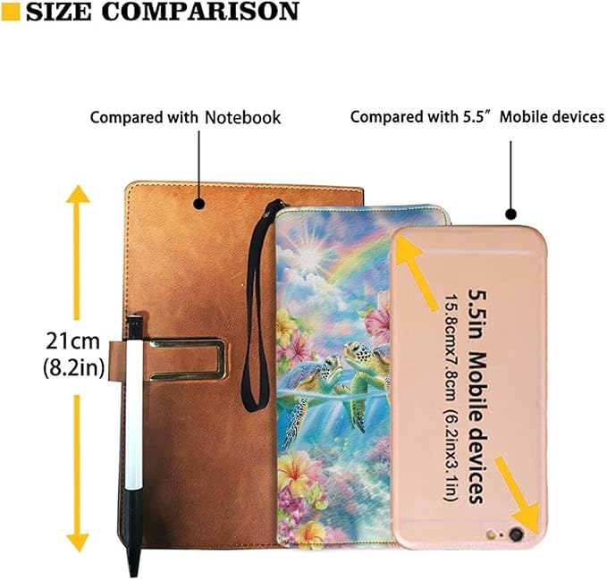 Bulopur Tropical Sea Turtle Wallet for Women Rfid Blocking Zip Around Wristlet Wallet for Ladies PU Leather Waterproof Travel Wallet Passport Holder Ladies Handbags Gifts for Her