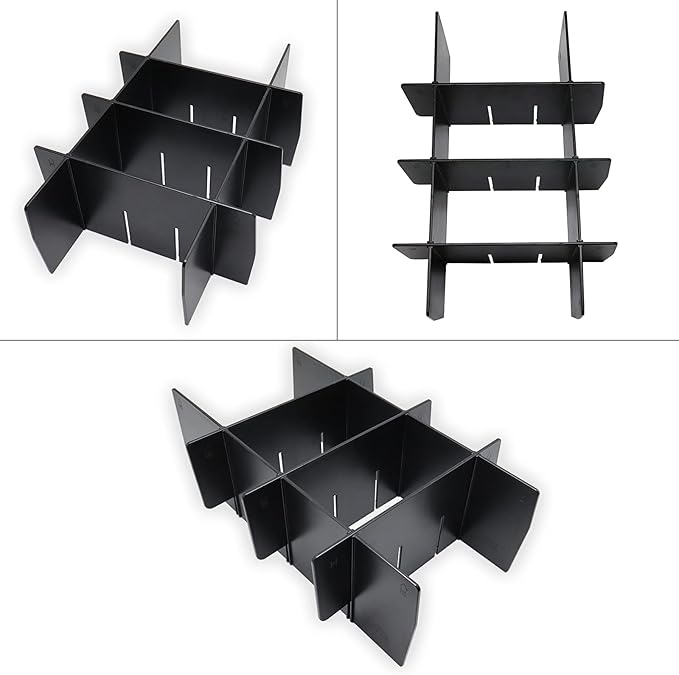 SENSHINE Center Console Organizer Divider for Ford F150 2021 2022 2023 2024 2025 Accessories Insert Armrest Interlock Secondary Storage Tray Box ABS Material