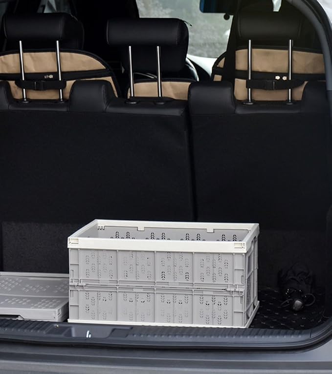 Car Trunk Callapsible Foldable Plastic Toy Fruit Vegetable Organizer Waterproof Kitchen Counter Organizer 31L