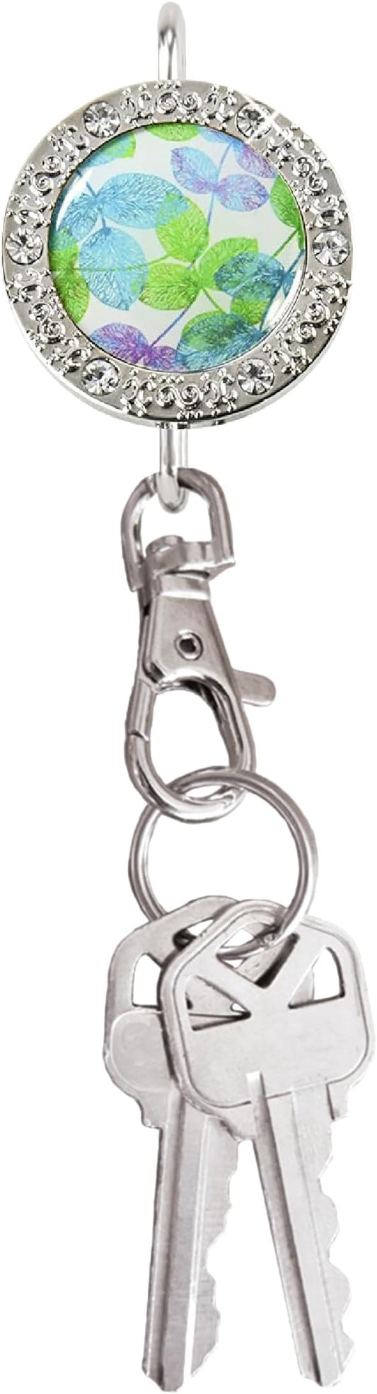 Women’s Bag Charm Key Finder, Car Keychain Hook, Cute Purse Organizer & Tote Bag Accessories, Gifts for Mom - Bling