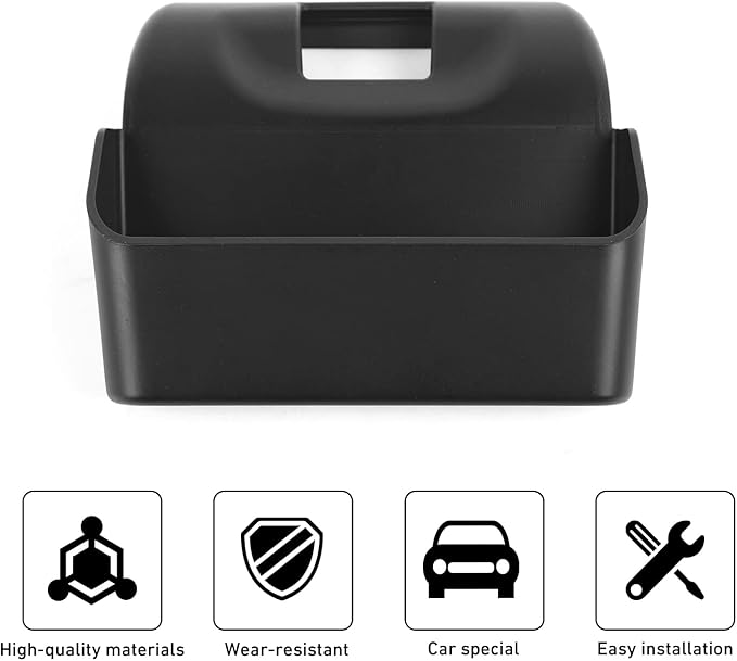Linskip Center Console Hanging Storage Organizer Compatible with Chevy Colorado & GMC Canyon 2015-2022 (Non-Wireless Charging Models), for Chevrolet Colorado Armrest Tray, Interior Accessories