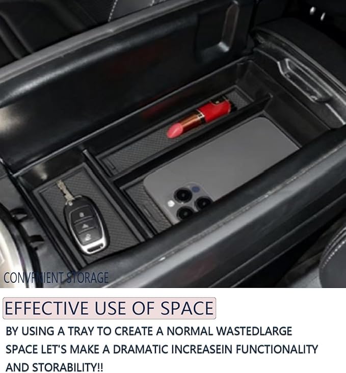 Center Console Storage Insert Box Organizer Tray Compatible with Mercedes-Benz G W464 Accessories 2019-2025