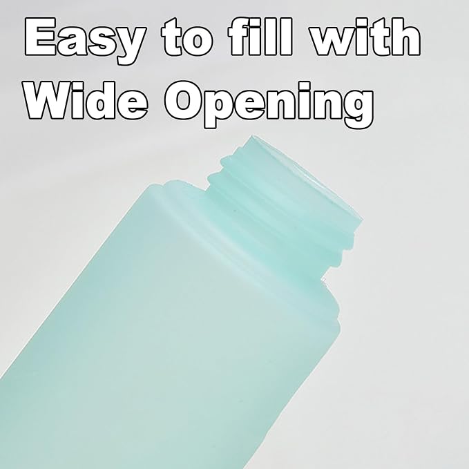 Travel Bottles for Toiletries【Original Patented】, Leak Proof Travel Size Containers, Silicone Shampoo and Conditioner Bottles, 4 Pack Travel Size Bottles