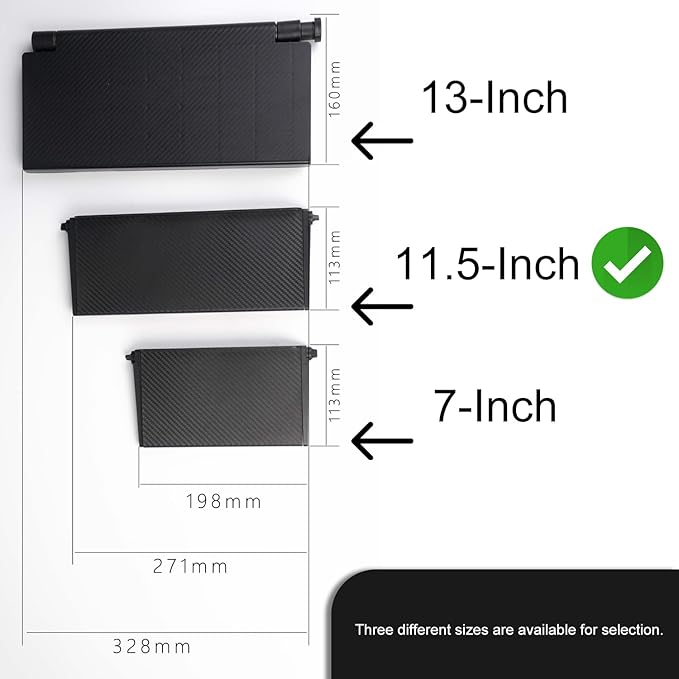 11.5 Inch Adjustable Screen Top Shelf Organizer for TV Computer Monitor Flat Screen, TV Mount Top Shelf Used to Place Soundbar Cable Box Speakers Apple TV Play-Station Camera Frames Remote